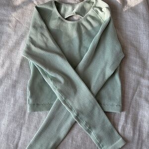 Vitality Open Back Long Sleeve Crop